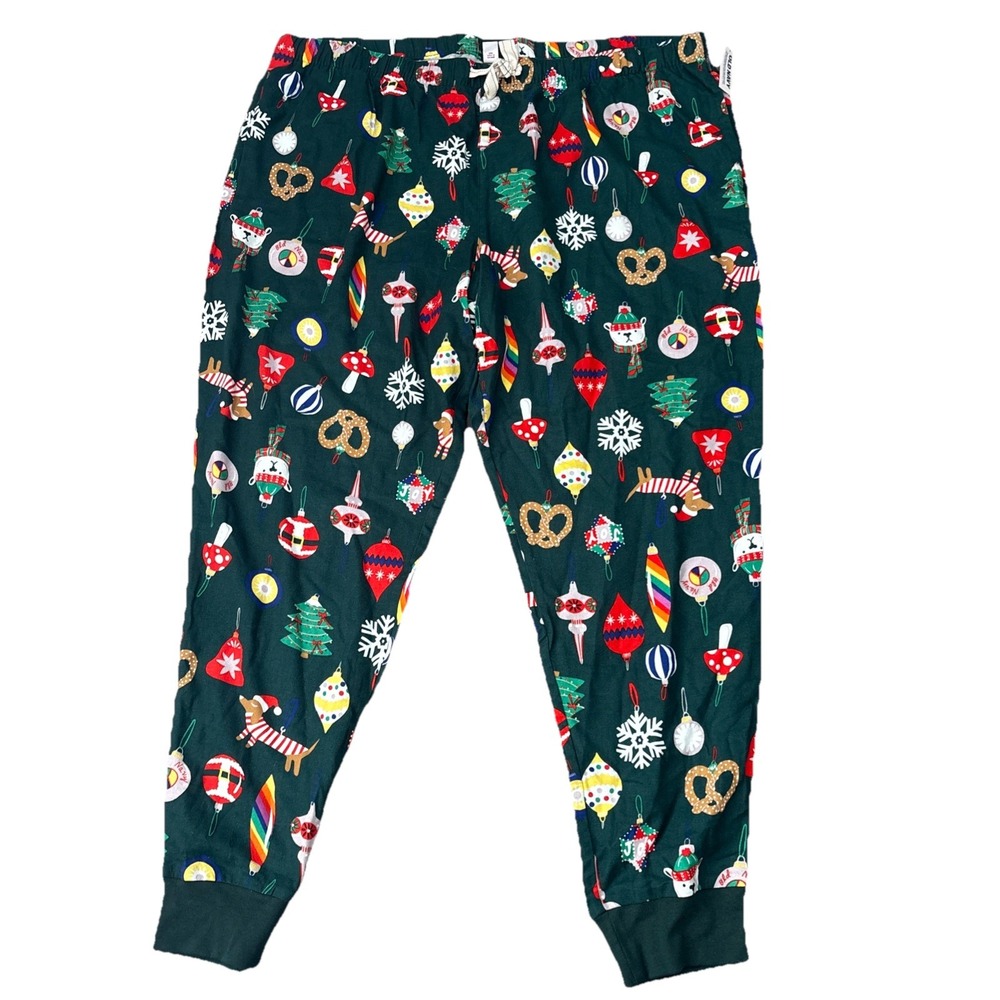 Old Navy Women's Size XXL Tall Flannel Pajama Pants Fun Christmas Print Holiday